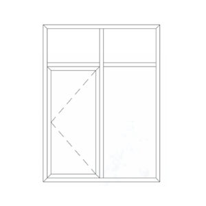 70 Series casement window swing outward (thermal break)